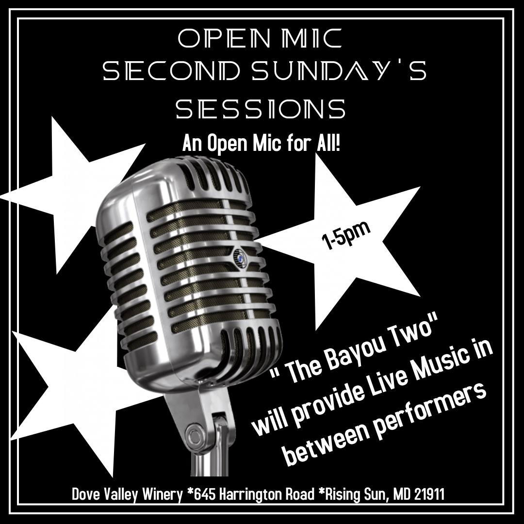 Open Mic Second Sunday’s Sessions
